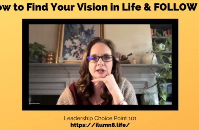 Amarillo: How to Find Your Vision in Life and Follow It